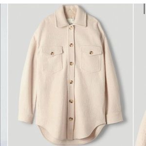 Wilfred Free Merino Wool Jacket Size XS Tan